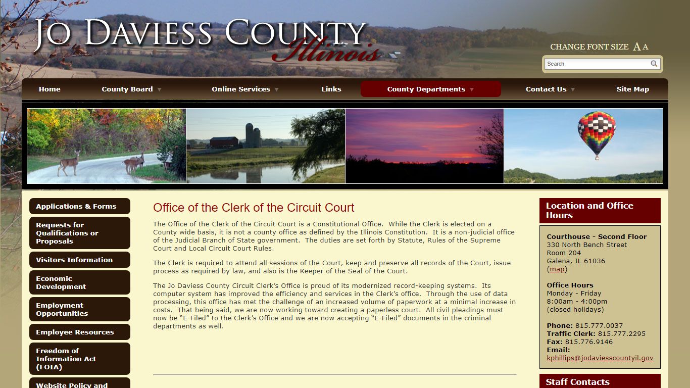 Circuit Clerk - Welcome to Jo Daviess County, Illinois